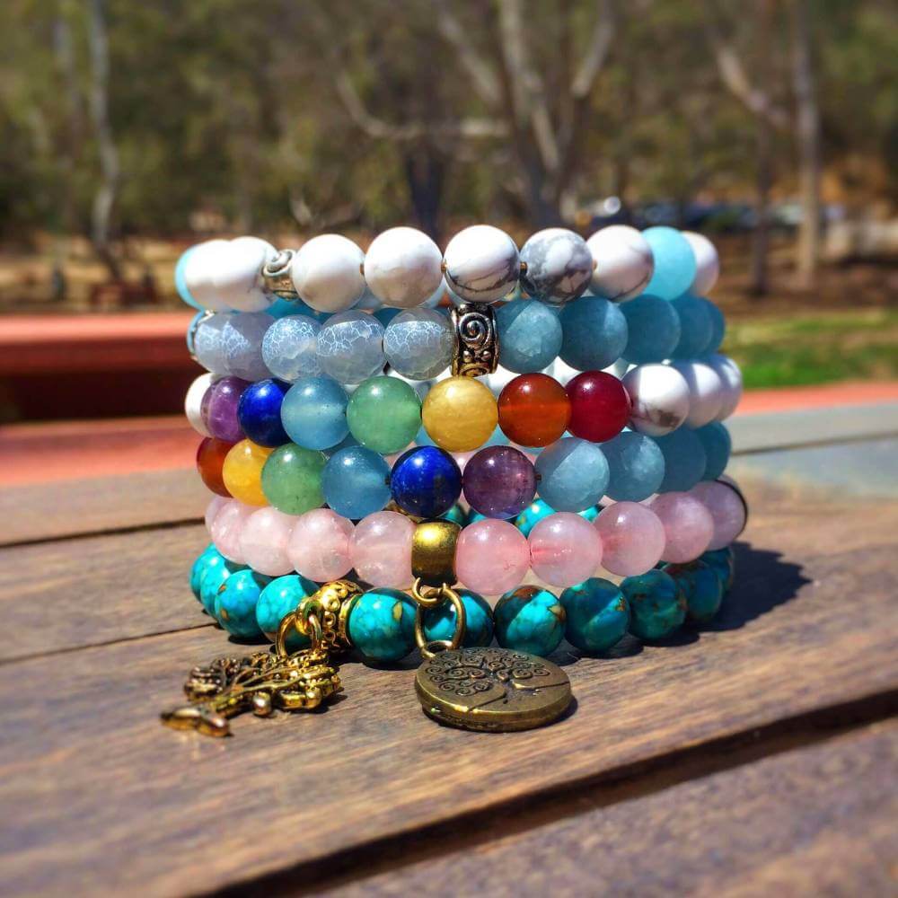 Healing Crystal Bracelets, Healing Bracelets, Chakra Crystals - Unlock Your Chakra