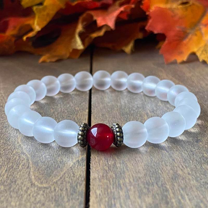 Healing Crystal Bracelets, Healing Stone Bracelets Crystal Quartz - UNLOCK YOUR CHAKRA