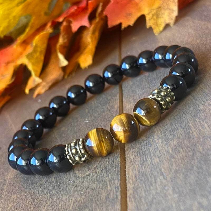 Mens Beaded Bracelet | Beaded Bracelets Mens | Inner Journey - UNLOCK YOUR CHAKRA