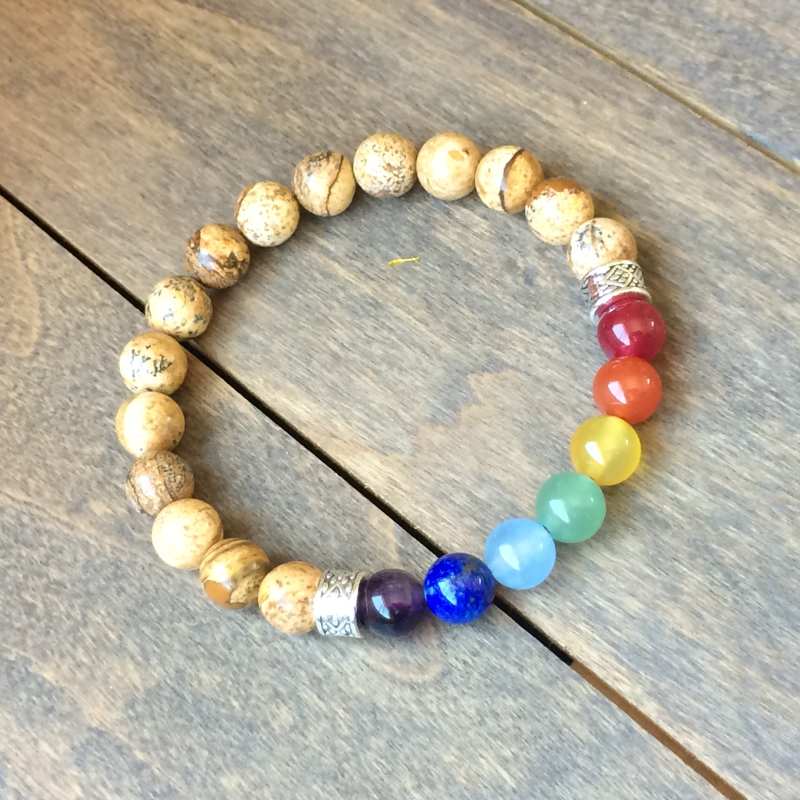 Chakra Bracelet, Mens Chakra Bracelet Path of Life - UNLOCK YOUR CHAKRA