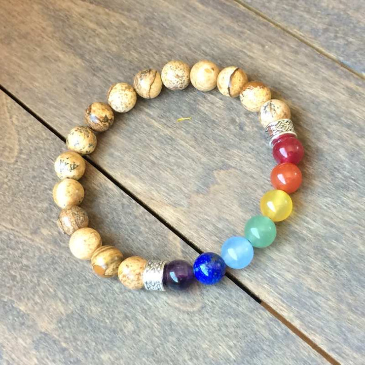 Chakra Bracelet, Mens Chakra Bracelet Path of Life - UNLOCK YOUR CHAKRA