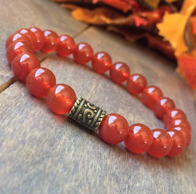 Red Carnelian Crystal Bracelet - Unlock Your Chakra