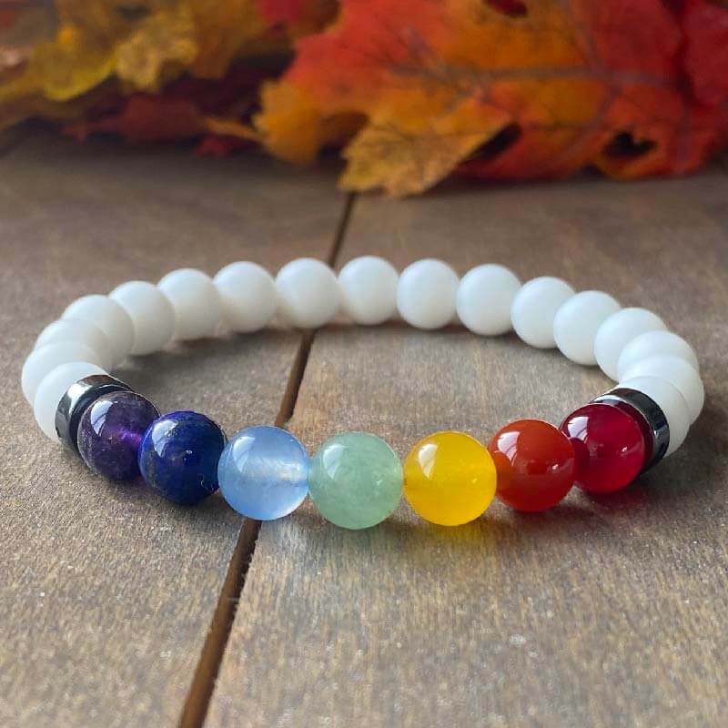 Chakra Bracelet, 7 Chakra Stone Bracelets Jade - UNLOCK YOUR CHAKRA