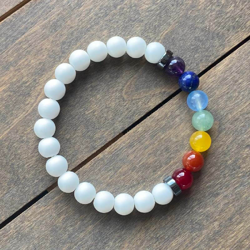 Chakra Bracelet, 7 Chakra Stone Bracelets Jade - UNLOCK YOUR CHAKRA
