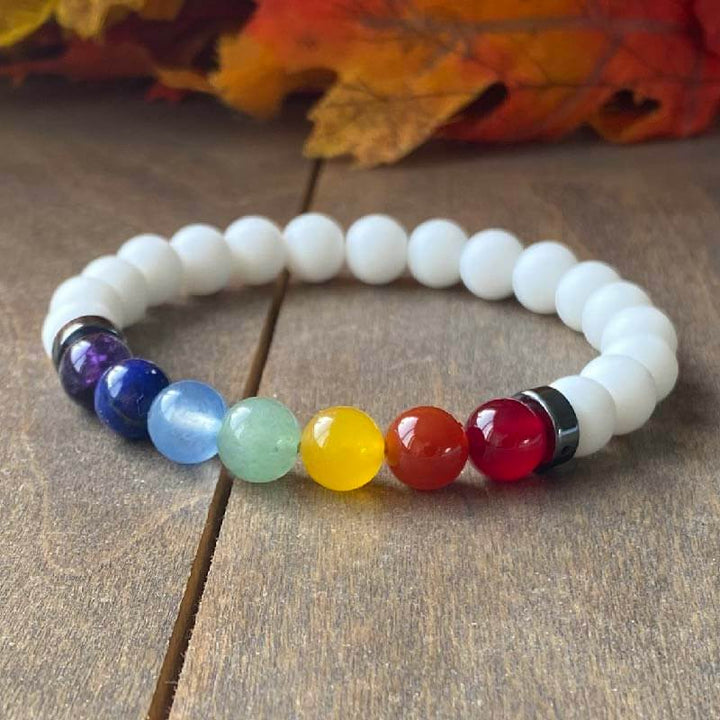Chakra Bracelet, 7 Chakra Stone Bracelets Jade - UNLOCK YOUR CHAKRA
