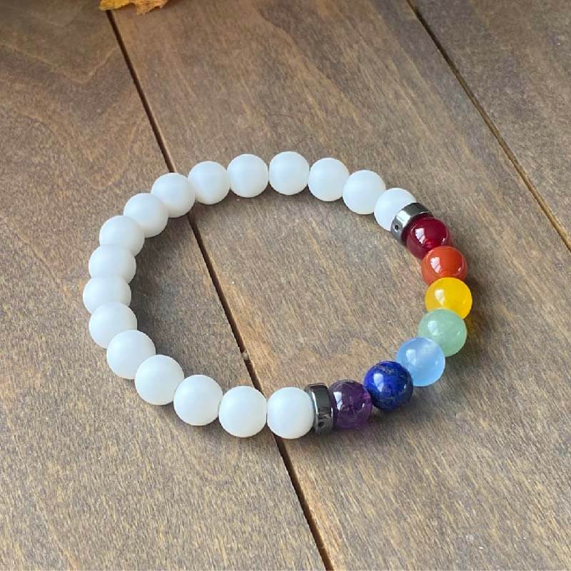 Chakra Bracelet, 7 Chakra Stone Bracelets Jade - UNLOCK YOUR CHAKRA
