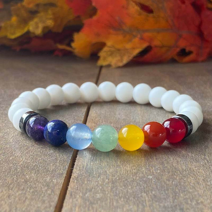 Chakra Bracelet, 7 Chakra Stone Bracelets Jade - UNLOCK YOUR CHAKRA