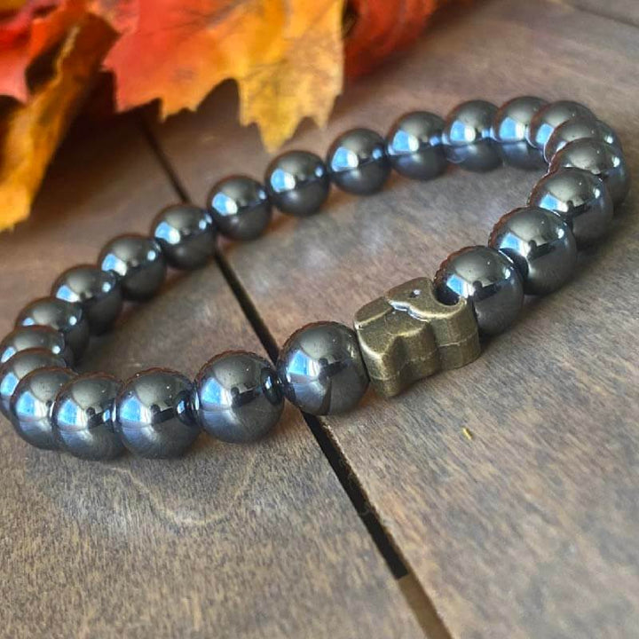 Beads Bracelet, Stretch Bead Bracelets, Beaded Baby Elephant - UNLOCK YOUR CHAKRA