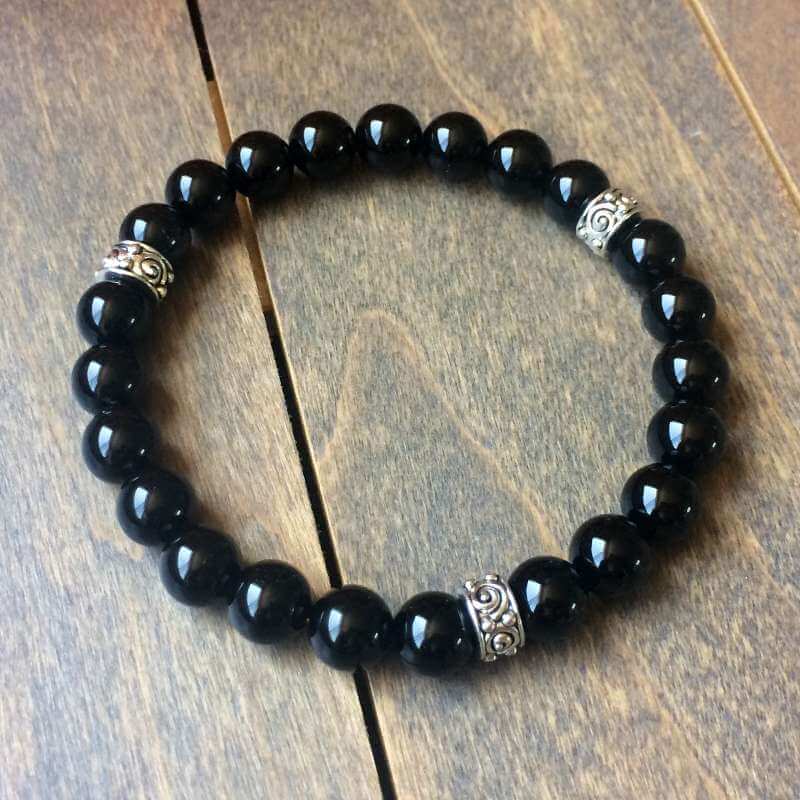 Black Tourmaline Bracelet - UNLOCK YOUR CHAKRA