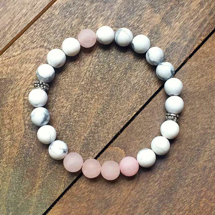 Chakra Bracelet, Heart and Crown Chakra Bracelet - UNLOCK YOUR CHAKRA