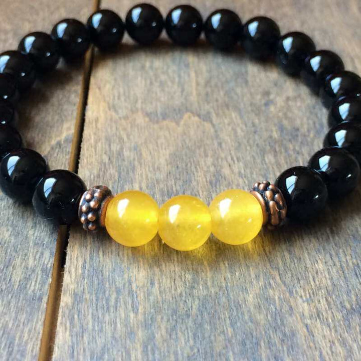 Chakra Bracelet, Chakra Stones Bracelet Manipura - UNLOCK YOUR CHAKRA