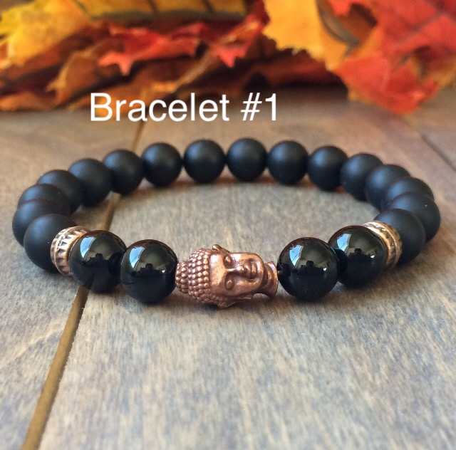 Couple Bracelets Black Onyx - UNLOCK YOUR CHAKRA