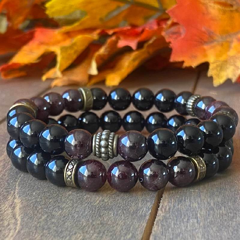 Couple Bracelet, Bracelets for Couples Garnet - UNLOCK YOUR CHAKRA