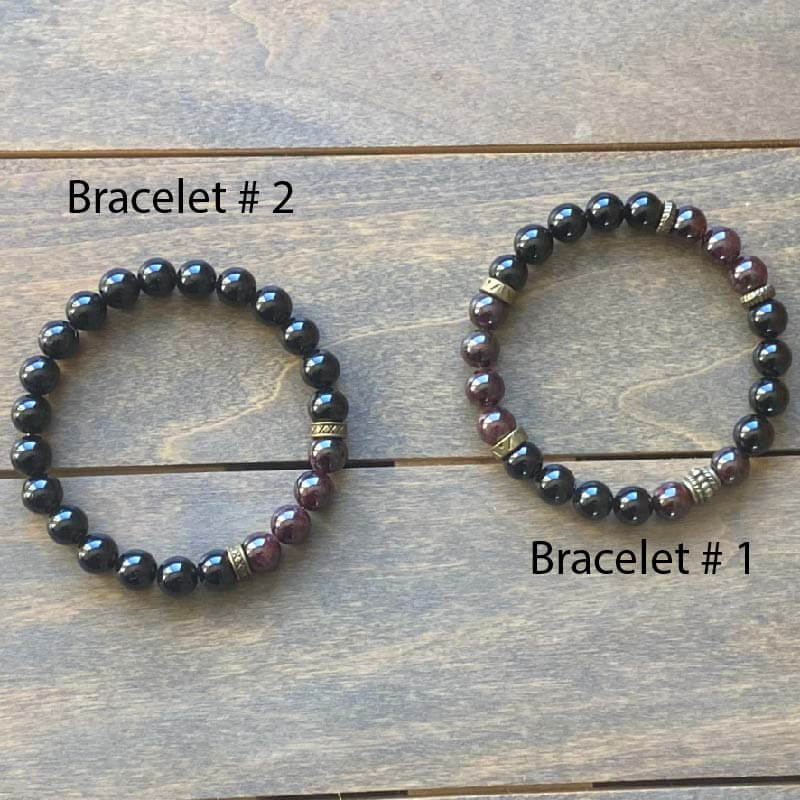 Couple Bracelet, Bracelets for Couples Garnet - UNLOCK YOUR CHAKRA