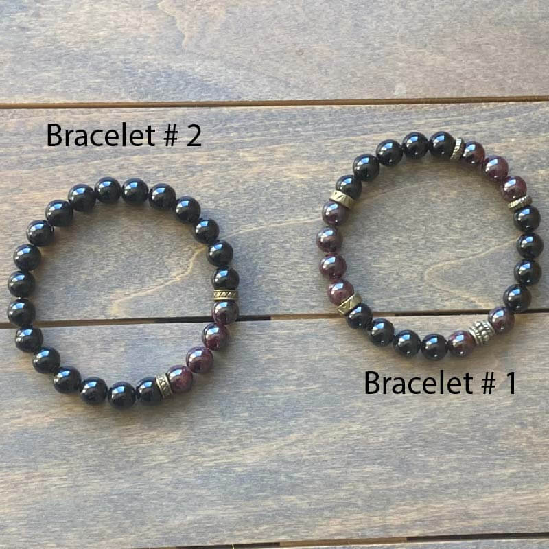 Couple Bracelets Garnet - UNLOCK YOUR CHAKRA