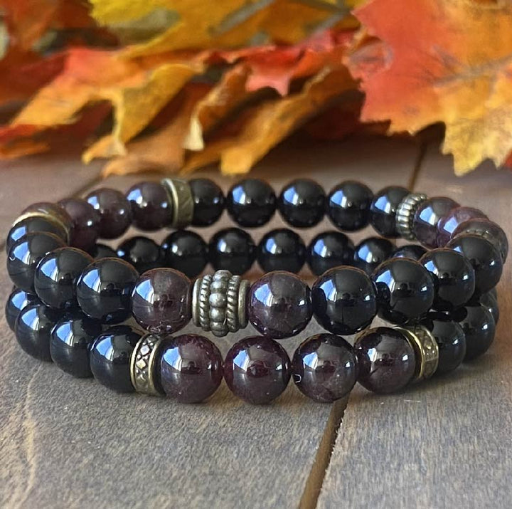 Couple Bracelet, Bracelets for Couples Garnet - UNLOCK YOUR CHAKRA