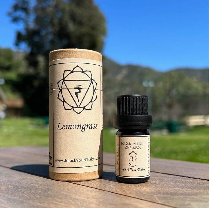Aromatherapy Essential Oils | Lemongrass Essential Oil | Solar Plexus Chakra - UNLOCK YOUR CHAKRA