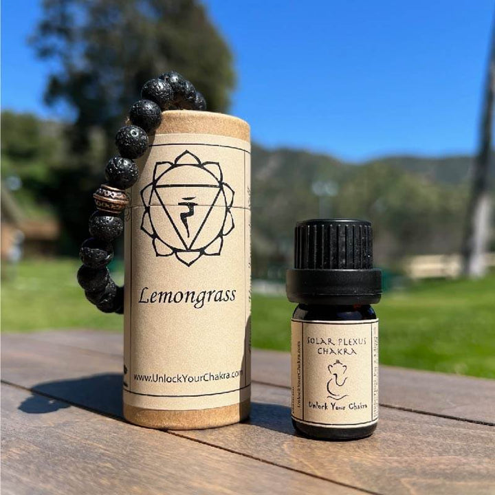 Aromatherapy Essential Oils | Lemongrass Essential Oil | Solar Plexus Chakra - UNLOCK YOUR CHAKRA