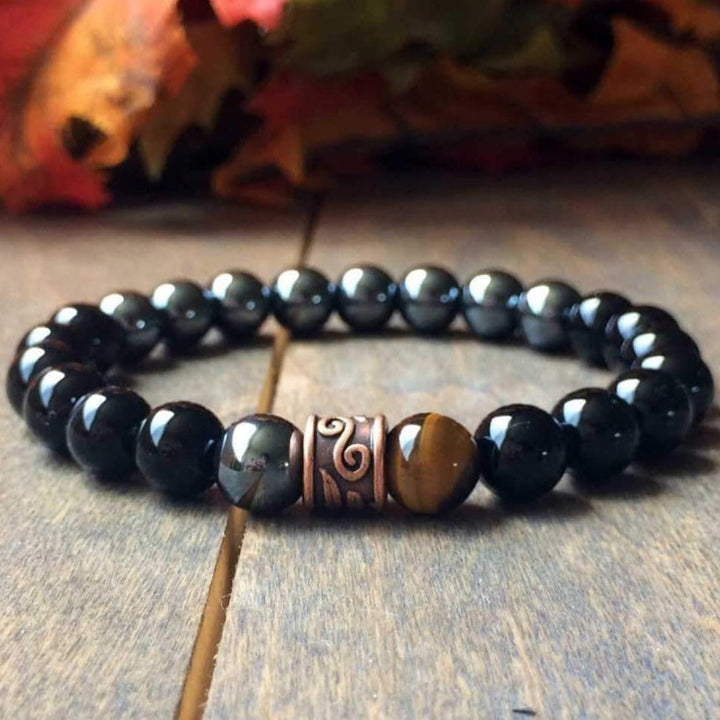 Mens Beaded Bracelets | Bracelet for Men - Inner Warrior - UNLOCK YOUR CHAKRA