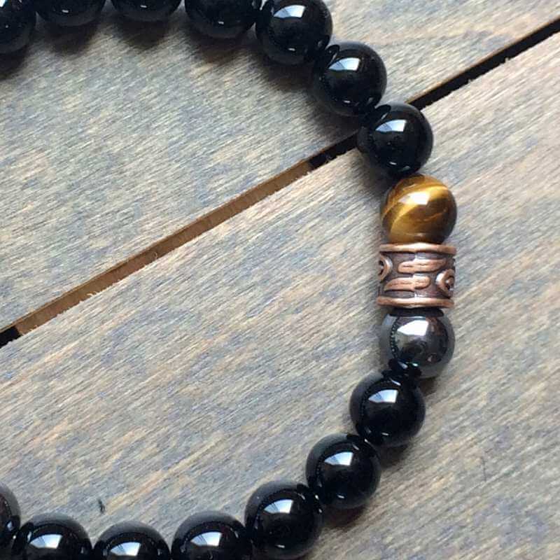 Mens Beaded Bracelets | Bracelet for Men - Inner Warrior - UNLOCK YOUR CHAKRA