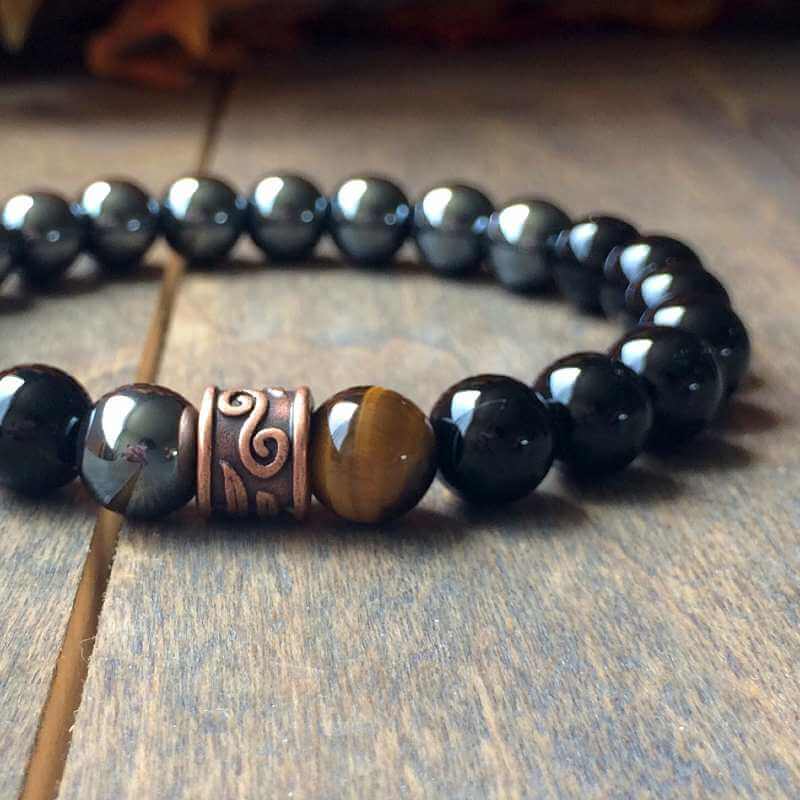 Mens Beaded Bracelets | Bracelet for Men - Inner Warrior - UNLOCK YOUR CHAKRA