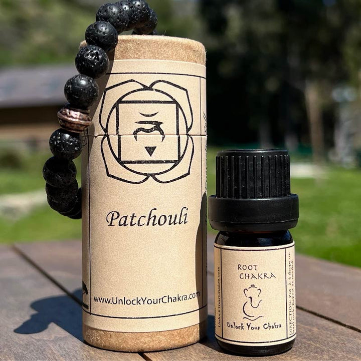 Aromatherapy Essential Oils | Patchouli Essential Oil | Root Chakra - UNLOCK YOUR CHAKRA