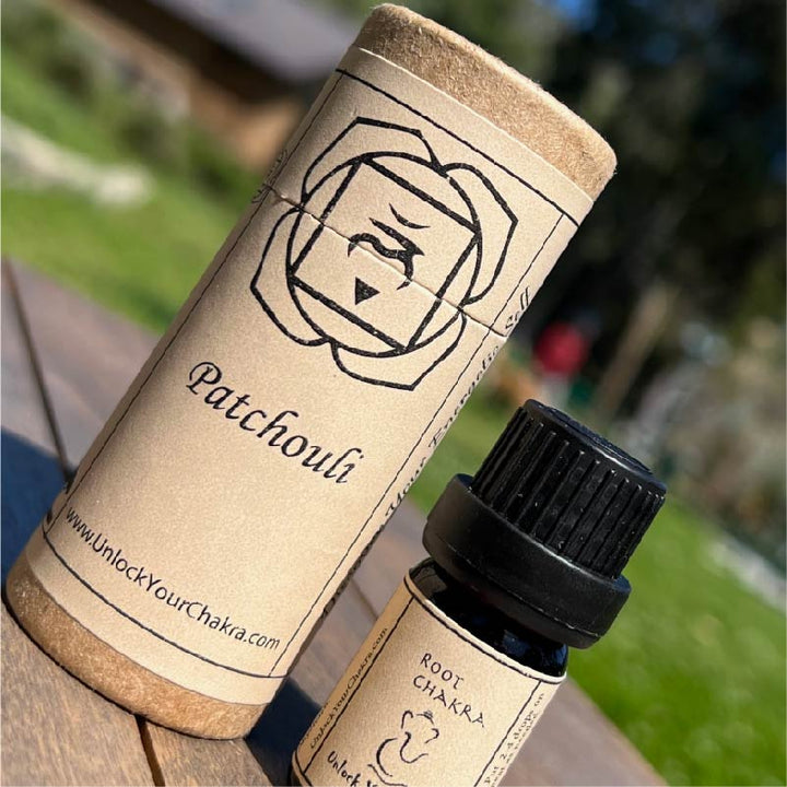 Aromatherapy Essential Oils | Patchouli Essential Oil | Root Chakra - UNLOCK YOUR CHAKRA