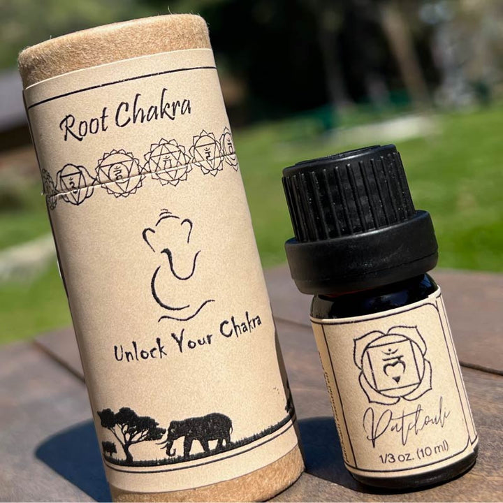 Aromatherapy Essential Oils | Patchouli Essential Oil | Root Chakra - UNLOCK YOUR CHAKRA