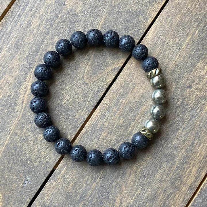 Mens Beaded Bracelets, Protection and Divination - UNLOCK YOUR CHAKRA