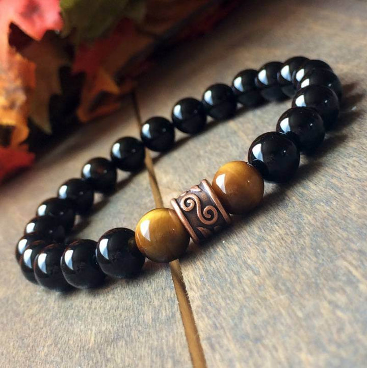 jewelry, bracelets, beaded bracelets Protection | Stone Beaded Bracelet - UNLOCK YOUR CHAKRA