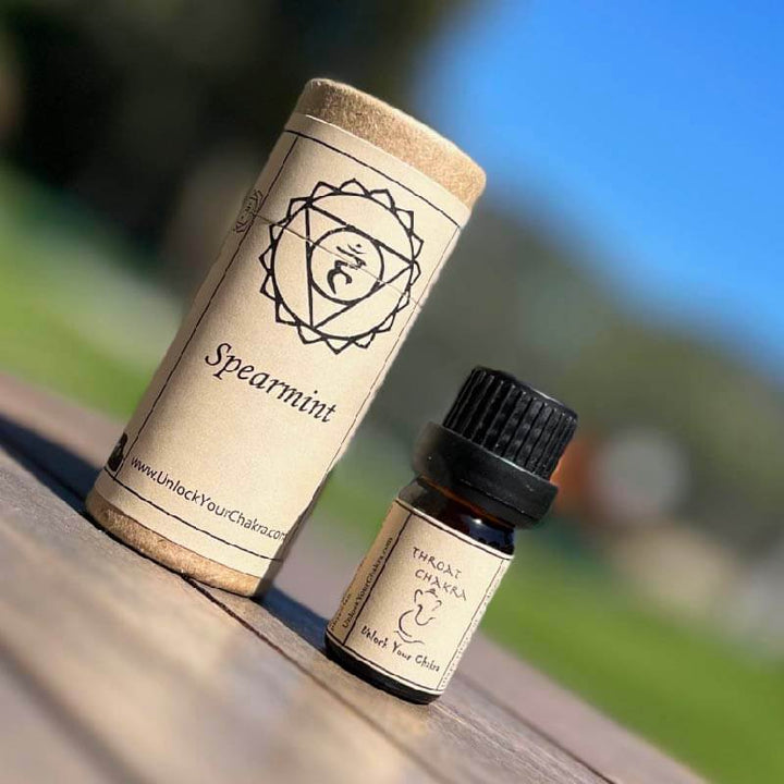 Aromatherapy & Essential Oils, Spearmint Essential Oil | Unlock Your Throat Chakra - UNLOCK YOUR CHAKRA