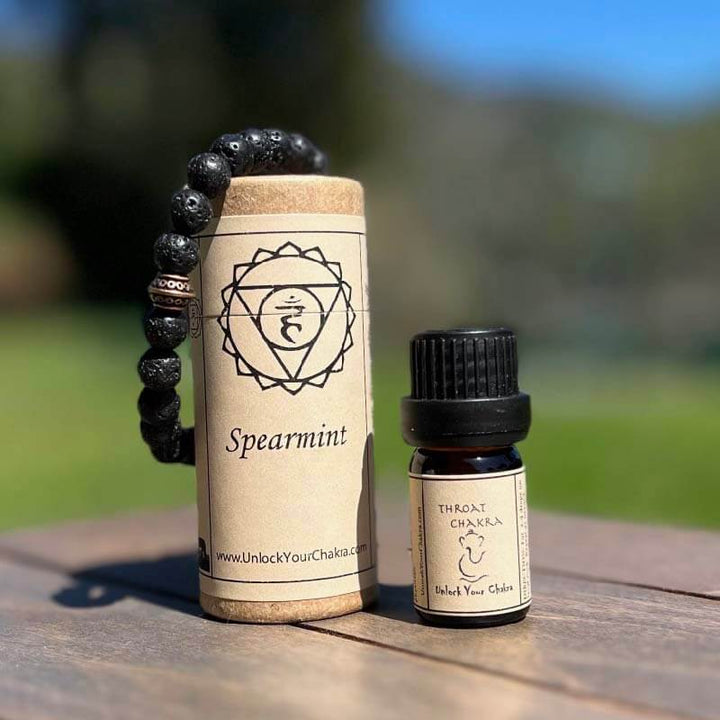 Aromatherapy & Essential Oils, Spearmint Essential Oil | Unlock Your Throat Chakra - UNLOCK YOUR CHAKRA