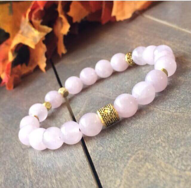 Stack Crystal Bracelets Rose Quartz & Amethyst - UNLOCK YOUR CHAKRA