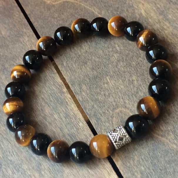 Stack Tigers Eye Bracelet - UNLOCK YOUR CHAKRA