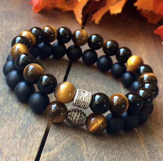 Stack Tigers Eye Bracelet - UNLOCK YOUR CHAKRA